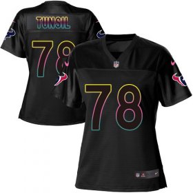 Wholesale Cheap Nike Texans #78 Laremy Tunsil Black Women\'s NFL Fashion Game Jersey