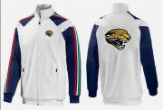 Wholesale Cheap NFL Jacksonville Jaguars Team Logo Jacket White