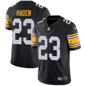 Wholesale Cheap Nike Steelers #23 Joe Haden Black Alternate Men\'s Stitched NFL Vapor Untouchable Limited Jersey