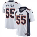 Wholesale Cheap Nike Broncos #55 Bradley Chubb White Men's Stitched NFL Vapor Untouchable Limited Jersey