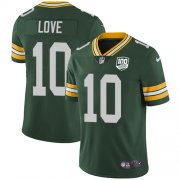 Wholesale Cheap Nike Packers #10 Jordan Love Green Team Color Men's 100th Season Stitched NFL Vapor Untouchable Limited Jersey