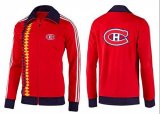 Wholesale Cheap NHL Montreal Canadiens Zip Jackets Orange-2