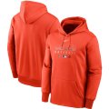 Wholesale Cheap Men's Baltimore Orioles Nike Orange Authentic Collection Therma Performance Pullover Hoodie