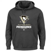 Wholesale Cheap Pittsburgh Penguins Majestic Big & Tall Critical Victory Pullover Hoodie Gray