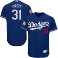 Wholesale Cheap Dodgers #31 Mike Piazza Blue Flexbase Authentic Collection Stitched MLB Jersey