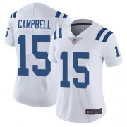 Wholesale Cheap Nike Colts #15 Parris Campbell White Women's Stitched NFL Vapor Untouchable Limited Jersey
