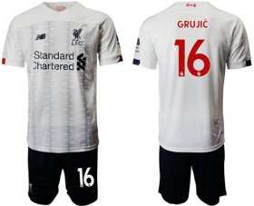 Wholesale Cheap Liverpool #16 Grujic Away Soccer Club Jersey