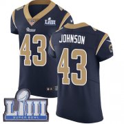 Wholesale Cheap Nike Rams #43 John Johnson Navy Blue Team Color Super Bowl LIII Bound Men's Stitched NFL Vapor Untouchable Elite Jersey