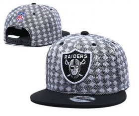 Wholesale Cheap Raiders Team Logo Gray Black Adjustable Hat TX