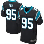 Wholesale Cheap Nike Panthers #95 Dontari Poe Black Team Color Men's Stitched NFL Elite Jersey