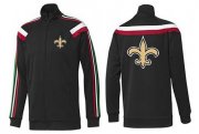 Wholesale Cheap NFL New Orleans Saints Team Logo Jacket Black_2
