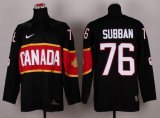 Wholesale Cheap Olympic 2014 CA. #76 P.K Subban Black Stitched NHL Jersey