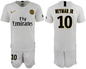Wholesale Cheap Paris Saint-Germain #10 Neymar Jr Away Soccer Club Jersey