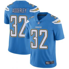 Wholesale Cheap Nike Chargers #32 Nasir Adderley Electric Blue Alternate Men\'s Stitched NFL Vapor Untouchable Limited Jersey