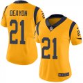 Wholesale Cheap Nike Rams #21 Donte Deayon Gold Women's Stitched NFL Limited Rush Jersey