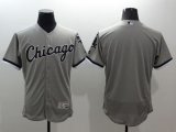 Wholesale Cheap White Sox Blank Grey Flexbase Authentic Collection Stitched MLB Jersey