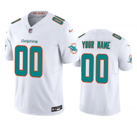 Wholesale Cheap Men\'s Miami Dolphins Active Player Custom White 2023 F.U.S.E Vapor Limited Stitched Football Jersey