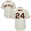 Wholesale Cheap Giants #24 Willie Mays Cream Cool Base Stitched Youth MLB Jersey