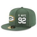Wholesale Cheap Green Bay Packers #92 Reggie White Snapback Cap NFL Player Green with White Number Stitched Hat
