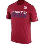 Wholesale Cheap Men's New York Giants Nike Practice Legend Performance T-Shirt Red