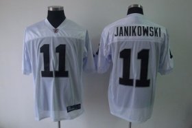 Wholesale Cheap Raiders #11 Sebastian Janikowski White Stitched NFL Jersey