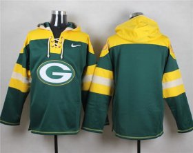 Wholesale Cheap Nike Packers Blank Green Player Pullover NFL Hoodie