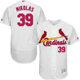 Wholesale Cheap Cardinals #39 Miles Mikolas White Flexbase Authentic Collection Stitched MLB Jersey