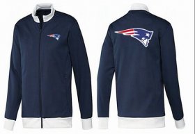 Wholesale Cheap NFL New England Patriots Team Logo Jacket Dark Blue
