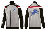 Wholesale Cheap NFL Detroit Lions Team Logo Jacket Grey