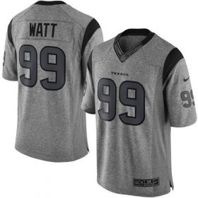 Wholesale Cheap Nike Texans #99 J.J. Watt Gray Men\'s Stitched NFL Limited Gridiron Gray Jersey