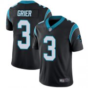 Wholesale Cheap Nike Panthers #3 Will Grier Black Team Color Men's Stitched NFL Vapor Untouchable Limited Jersey