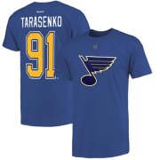 Wholesale Cheap St. Louis Blues #91 Vladimir Tarasenko Reebok Name and Number Player T-Shirt Royal
