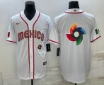 Cheap Men's USA Baseball Big Logo 2023 White World Classic Stitched Jerseys