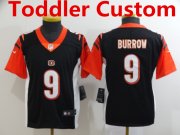 Wholesale Cheap Toddler Nike Cincinnati Bengals Black Team Color Stitched NFL Vapor Untouchable Limited Custom Jersey