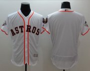 Wholesale Cheap Astros Blank White Flexbase Authentic Collection 2019 World Series Bound Stitched MLB Jersey