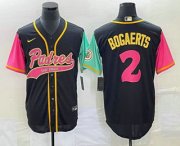 Wholesale Cheap Men's San Diego Padres #2 Xander Bogaerts Black NEW 2023 City Connect Cool Base Stitched Jersey