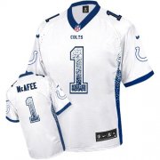 Wholesale Cheap Nike Colts #1 Pat McAfee White Men's Stitched NFL Elite Drift Fashion Jersey