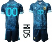 Wholesale Cheap Youth 2020-2021 Season National team Argentina awya blue customized Soccer Jersey