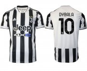 Wholesale Cheap Men 2021-2022 Club Juventus home aaa version white 10 Adidas Soccer Jerseys