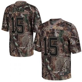 Wholesale Cheap Nike Packers #15 Bart Starr Camo Men\'s Stitched NFL Realtree Elite Jersey