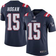 Wholesale Cheap Nike Patriots #15 Chris Hogan Navy Blue Men's Stitched NFL Limited Rush Jersey