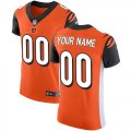 Wholesale Cheap Nike Cincinnati Bengals Customized Orange Alternate Stitched Vapor Untouchable Elite Men's NFL Jersey