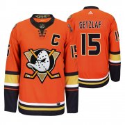 Wholesale Cheap Anaheim Ducks #15 Ryan Getzlaf Men's 2019-20 Third Orange Alternate Stitched NHL Jersey