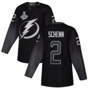Cheap Adidas Lightning #2 Luke Schenn Black Alternate Authentic 2020 Stanley Cup Champions Stitched NHL Jersey
