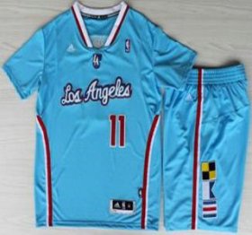 Wholesale Cheap Los Angeles Clippers #11 Jamal Crawford Blue Revolution 30 Swingman NBA Jersey Short Suits New Style