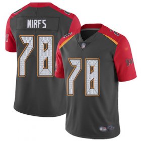 Wholesale Cheap Nike Buccaneers #78 Tristan Wirfs Gray Men\'s Stitched NFL Limited Inverted Legend Jersey