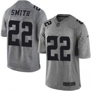 Wholesale Cheap Nike Vikings #22 Harrison Smith Gray Men's Stitched NFL Limited Gridiron Gray Jersey
