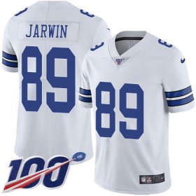 Wholesale Cheap Nike Cowboys #89 Blake Jarwin White Men\'s Stitched NFL 100th Season Vapor Untouchable Limited Jersey