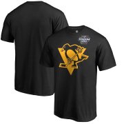 Wholesale Cheap Men's Pittsburgh Penguins Black 2019 Stadium Series Primary Logo T-Shirt