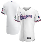 Wholesale Cheap Texas Rangers Men's Nike White Home 2020 Authentic Team MLB Jersey